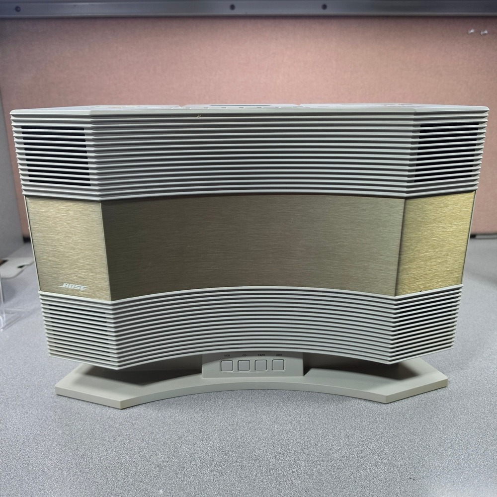 Bose Acoustic Wave Music System AW-1 With Pedistal base- Radio Works-Tape Doesnt
